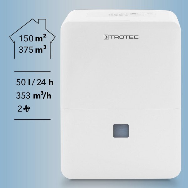 DESHUMIDIFICADOR TROTEC CONFORT TTK 127 E (50 L)