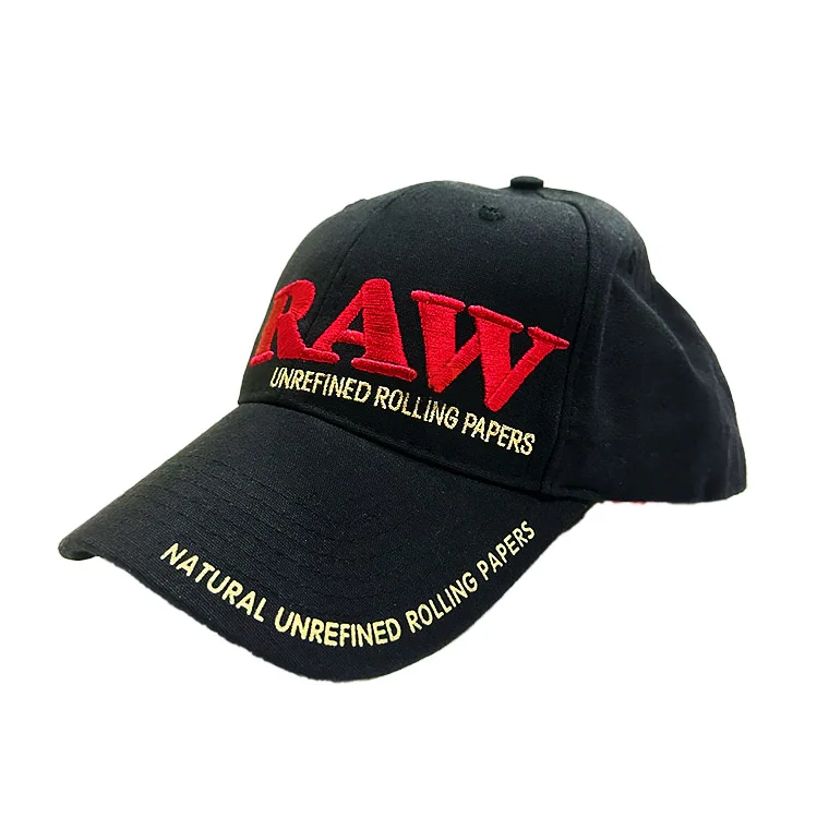 GORRA NEGRA Y ROJA RAW
