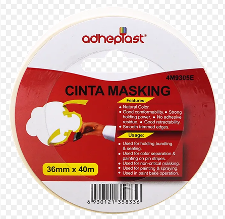 CINTA MASKIN 25MMX40M PAPEL ADHEPLAST