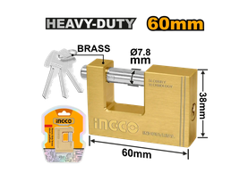 CANDADO DE BLOQUE 60MM INGCO