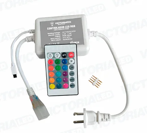 CONTROLADOR DE MANGUERA RGB  10MM 400W A CONNTROL REMOTO