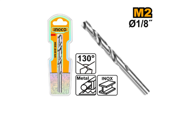 BROCA M2 HSS 1/8"" INGCO