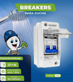 BREAKER DUCHA  40A VICTORIA 2P