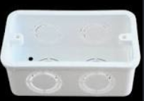 CAJETIN RECTANGULAR PASTICO XILED