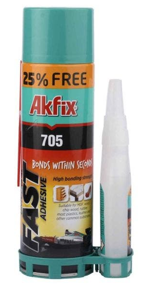 FATS 705 125GR+500L AKFIX ADHESIVO PEGA RAPIDO