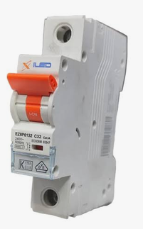 BREAKER DIN 16A PARA MONTAJE EN RIEL 6KA 1P