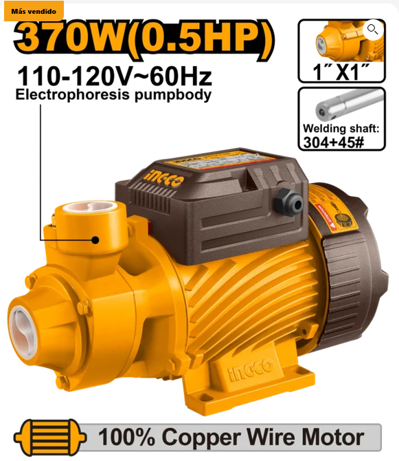 BOMBA PERIFERICA 1/2 HP 370W