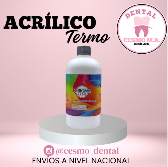 ACRILICO TERMO LIQUIDO DE 500 ML KROMA DENT
