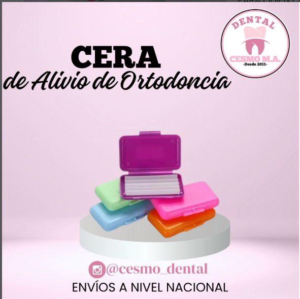 CERA DENTAL DE ALIVIO PARA ORTHODONCIA