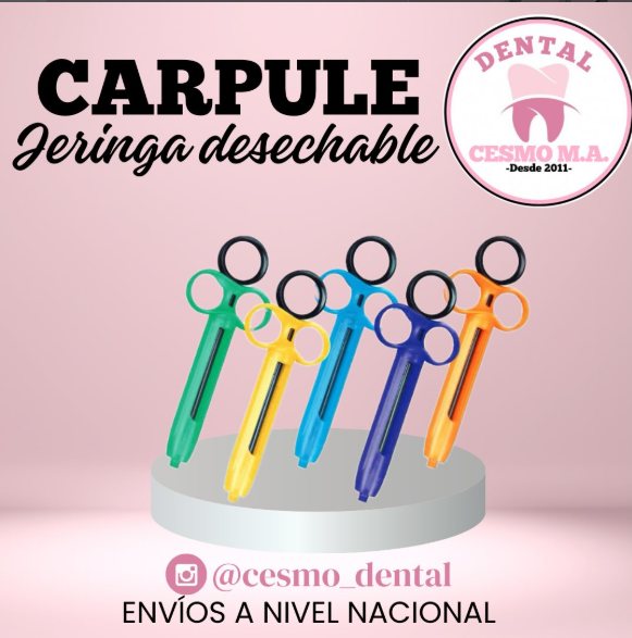 JERINGA DE CARPULE DESECHABLE