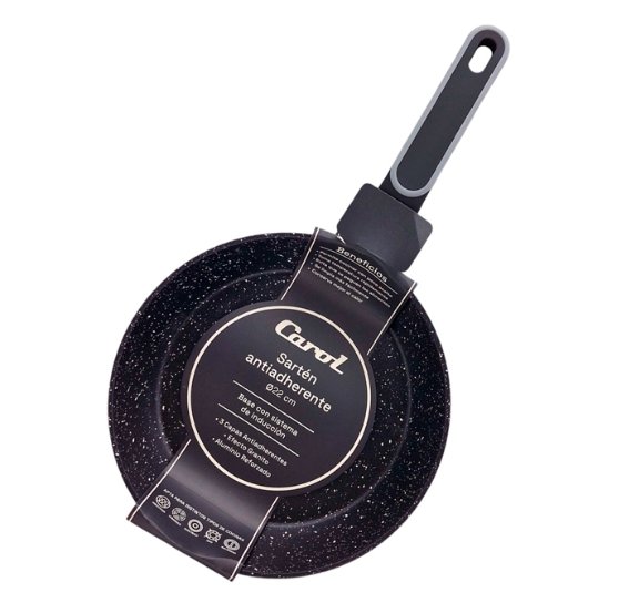 sarten carol granito negro24cm