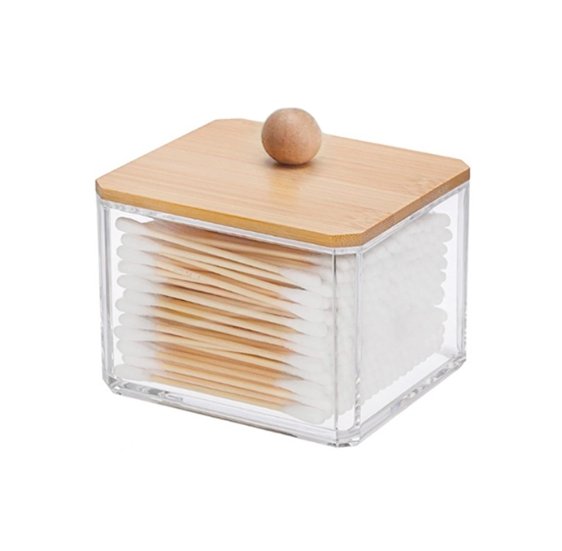 Organizador Acrilico Cuad. T/Bambu