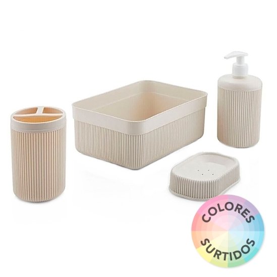 set de baño alesta 4 piezas