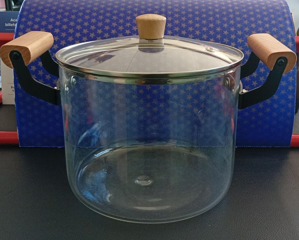 olla de vidrio 4.5L