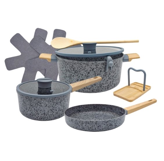 Bateria Hudson 5Pz Granito Stone New