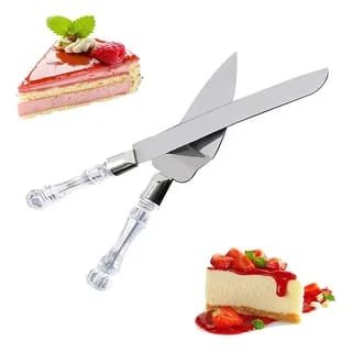 cubiertos para torta espátula y cuchillo