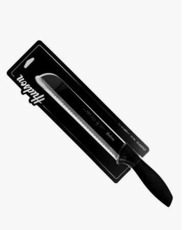 cuchillo pan 8" hudson basic negro