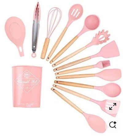 set de utencilios 12 pc silicona