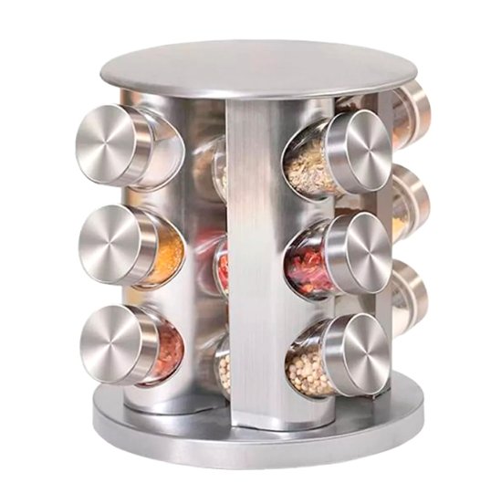 set x12 especieros rack giratorio hudson