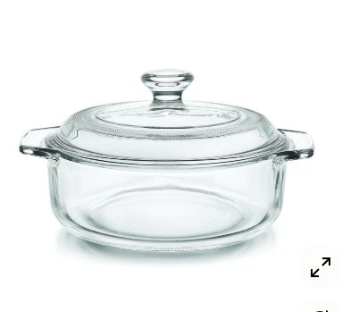 cacerola vidrio 2Lt. pyrorey