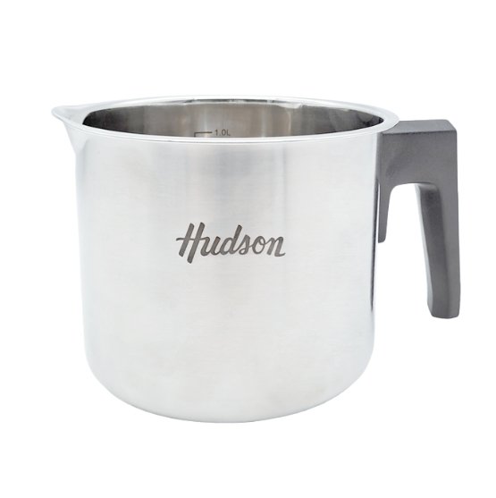 jarro hudson acero 12cm asa bakelita