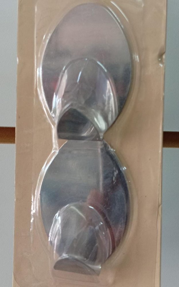 ganchos acero inox pack x2