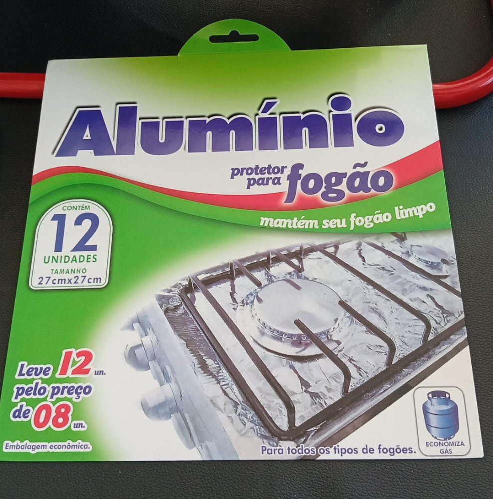aluminio para cocina para dos hornallas