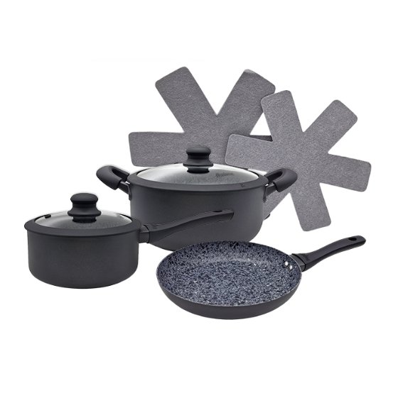 Bateria Hudson 7Pz Granito Negro