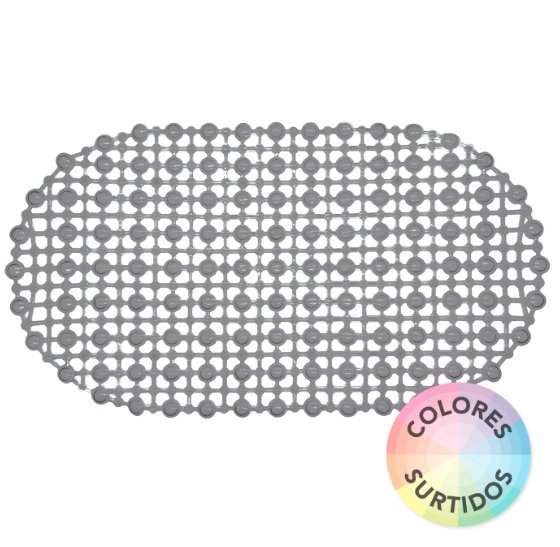 Alfombra Ventoza Oval Pvc Colores