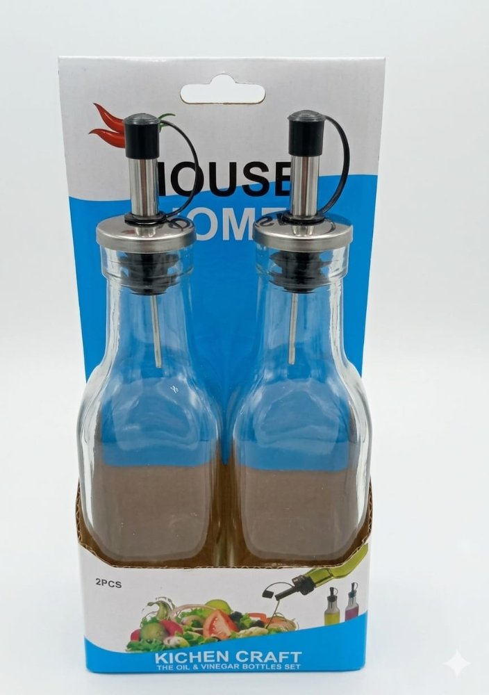 set aceite/vinagre vidrio 200cc.