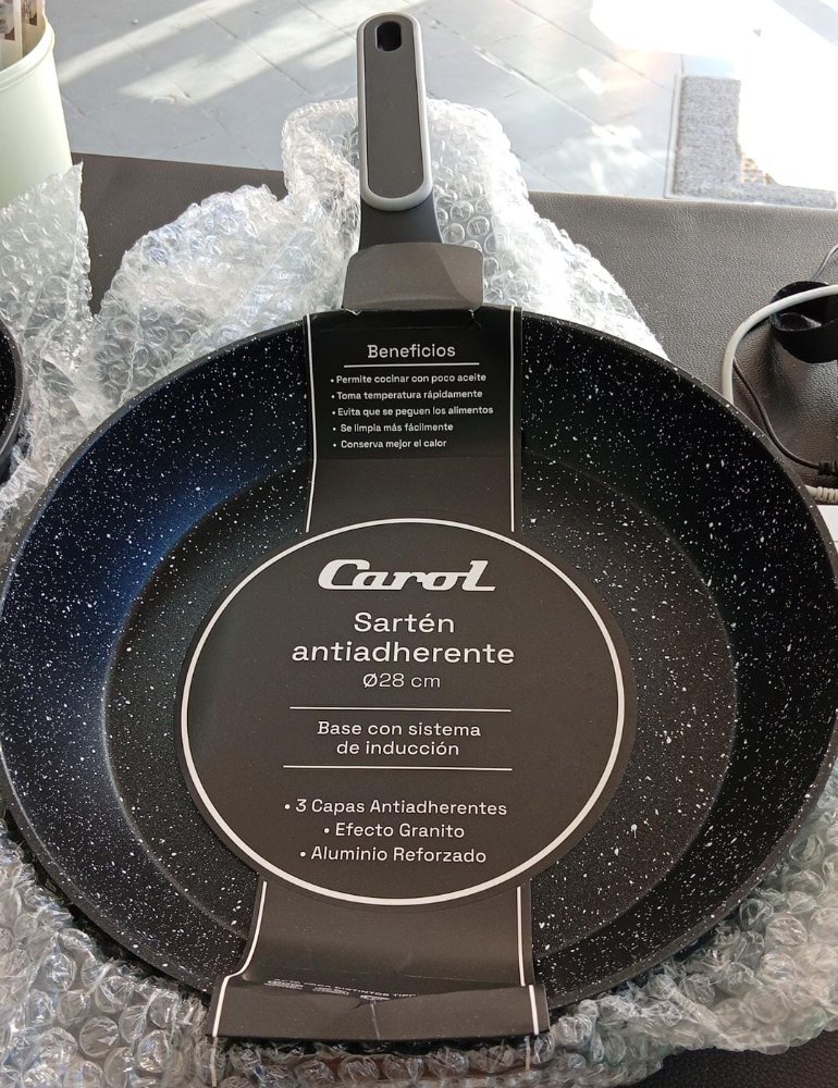sarten carol granito negro 28cm
