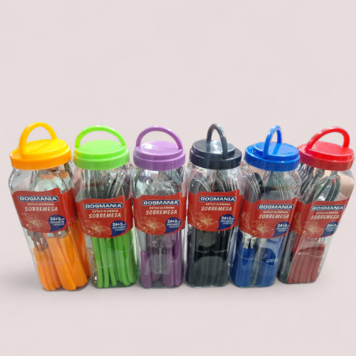 juego de cubiertos 24+2 pc  bote