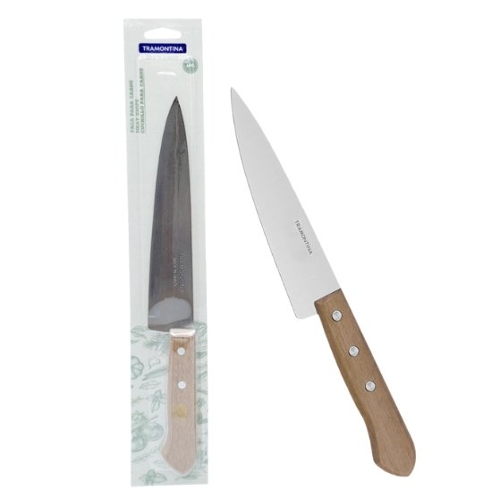 Cuchilla 8" Mango Madera Tramontina