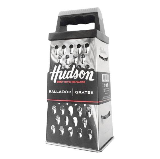 Rallador Hudson Acero Cuad.4 Usos 25Cm.