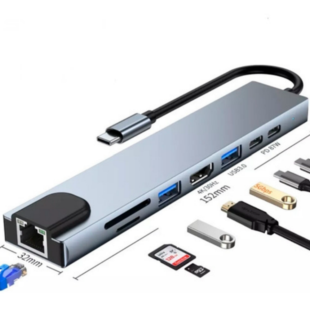 ADAPTADOR 8 EN 1