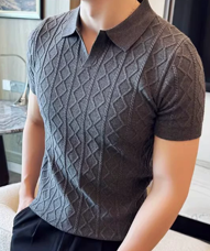 POLO TEJIDO CLINEJA GRIS