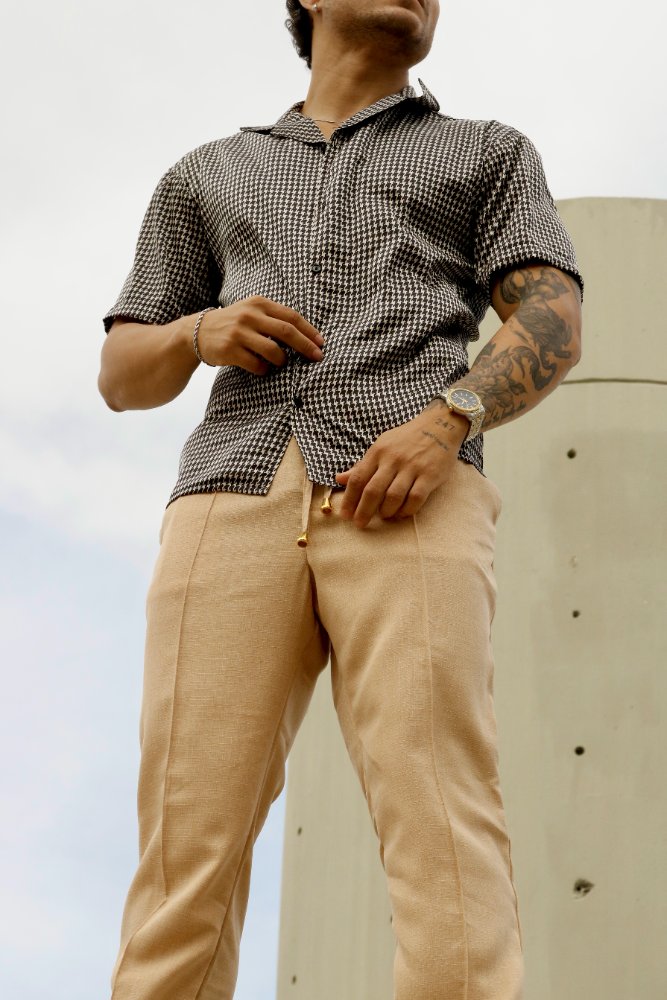 PANTALON RIVIERA CREMA