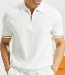 POLO CHEMISE C/C BLANCO