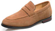 ZAPATOS LOAFER MARRON R/ROJA