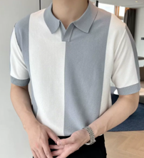 POLO BLANCO/GRIS
