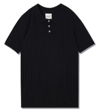 POLO CHEMISE NEGRA C/B