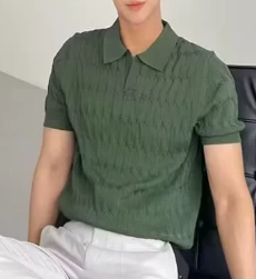 POLO TEXTURA VERDE