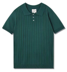 POLO CHEMISE VERDE ESMERALDA C/B