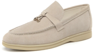 ZAPATOS LOAFER GRIS CREMA