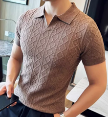 POLO TEJIDO CLINEJA MARRON