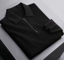 POLO BRITANICO NEGRO C/C M/L
