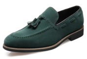 ZAPATOS VERDE ESMERALDA LOAFER TASSEL
