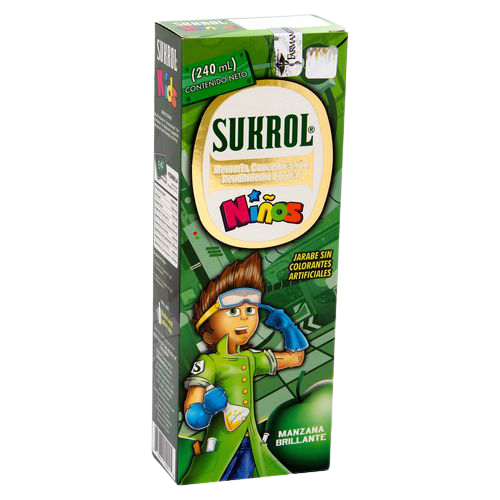 SUKROL MANZANA 240ML JARABE