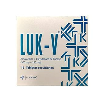luk-v amoxicilina mas clabulanico potasico (625mg) #