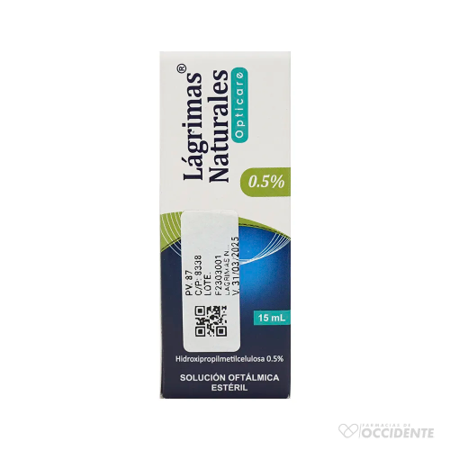 lagrimas naturales opticare 0.5% 15ml (wellco)